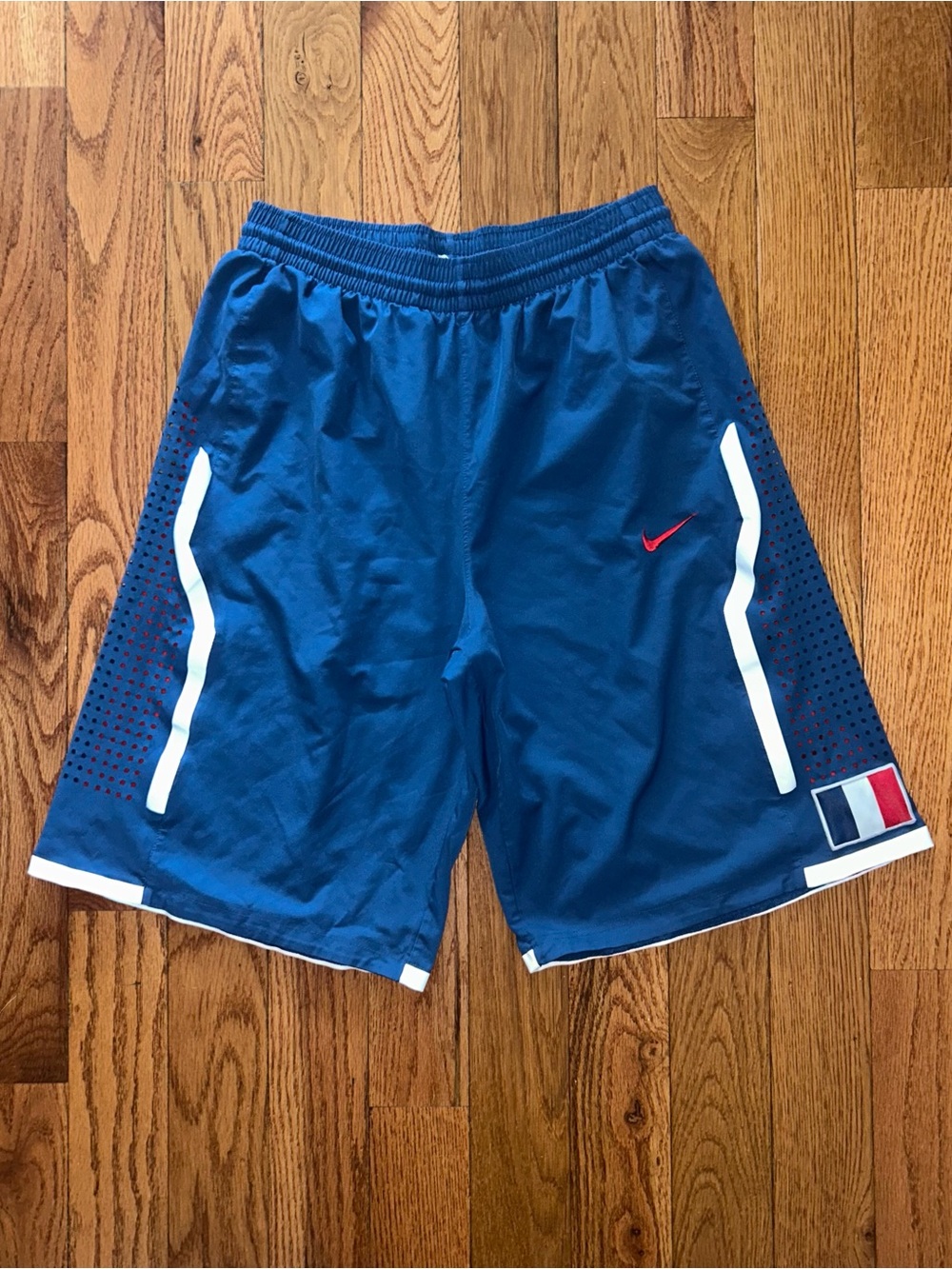 France 2010 Nike Basketball Dri-Fit Shorts Size Large